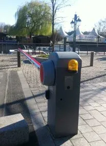 Bom vid en parkering